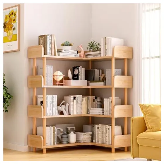 OSCHF Reversible Corner Bookshelf – Oak