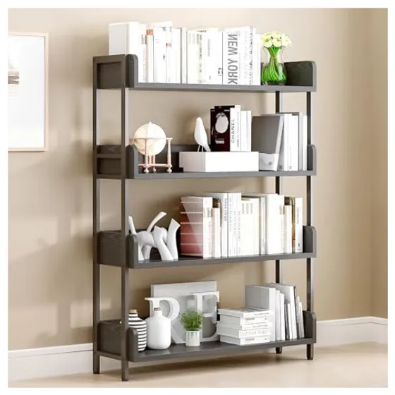 OSCHF Wide Open Shelf Bookcase – Black